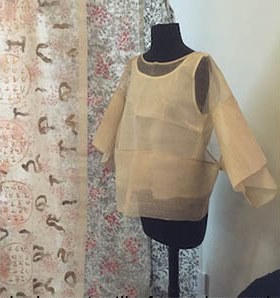 Designer textile from pineapple fiber by Patis Tesoro