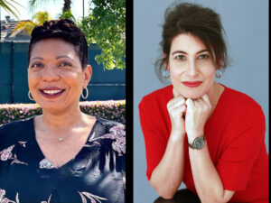 Myisha Driver, PhD’19 and Elizabeth Speck, PhD’11