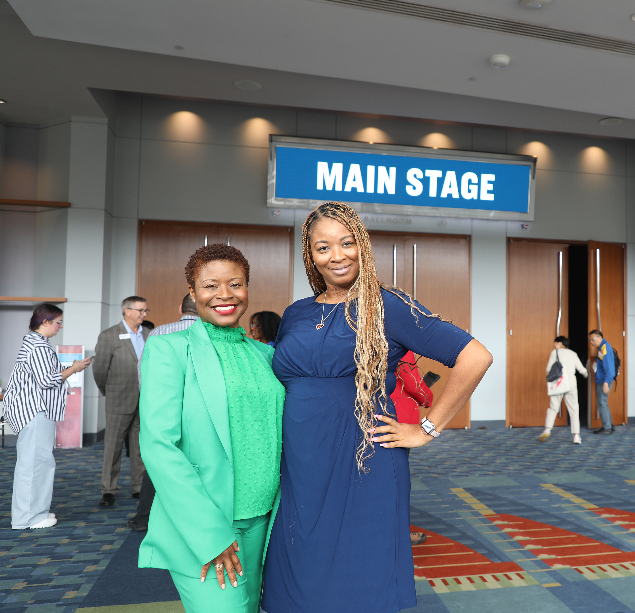 Provost Dr. Wendi S. Williams with Shayla Moore Prince