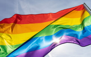 rainbow-flag-lgbt-movement-sunny-blue-sky-background-colorful-gay-flag-waving copy